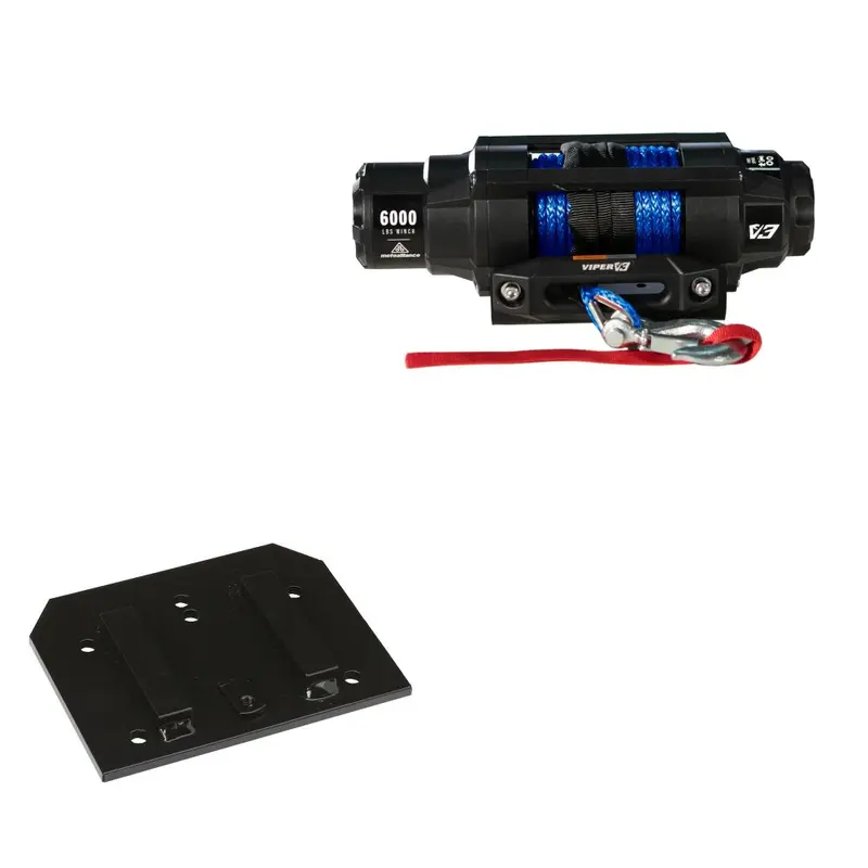 Viper 6000lbs V3 Winch Blue Rope With Mount For Arctic Cat 500 2005-2008