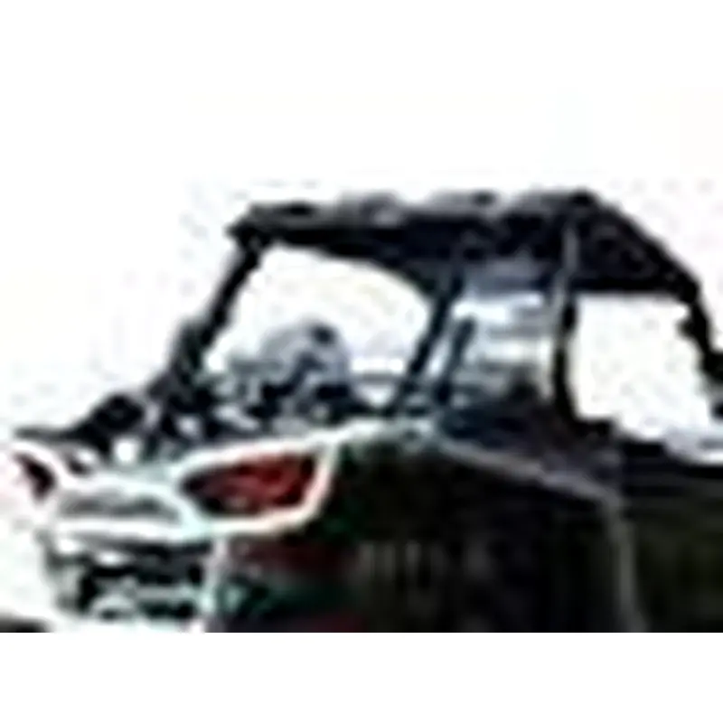SuperATV Clear Rear Windshield for Polaris RZR XP Turbo / XP 4 Turbo (2016-2021)