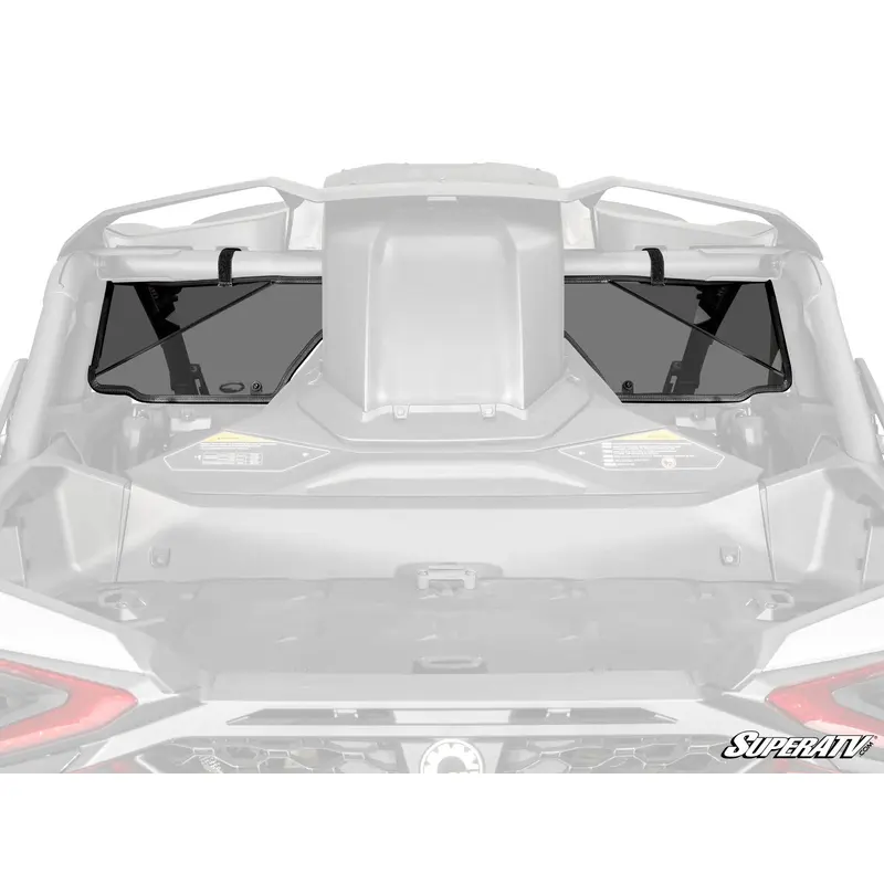 Super ATV CAN-AM MAVERICK R SCRATCH-RESISTANT REAR WINDSHIELD