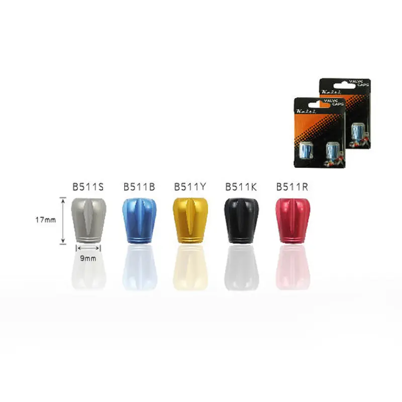 KEITI FLARED HEX VALVE CAPS [GOLD]