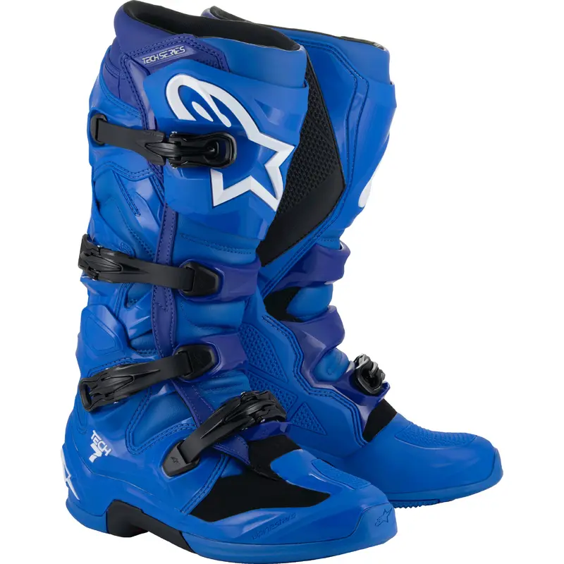 Alpinestars Tech 7 Boots Blue - Size 8 (Part No: 2012025-70-8)