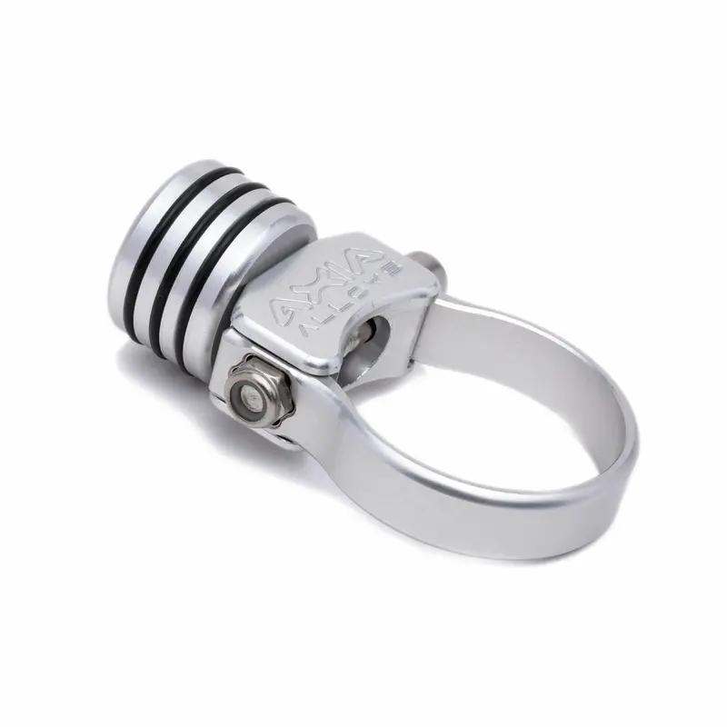 Helmet Air Hose Plug/Mount  Silver