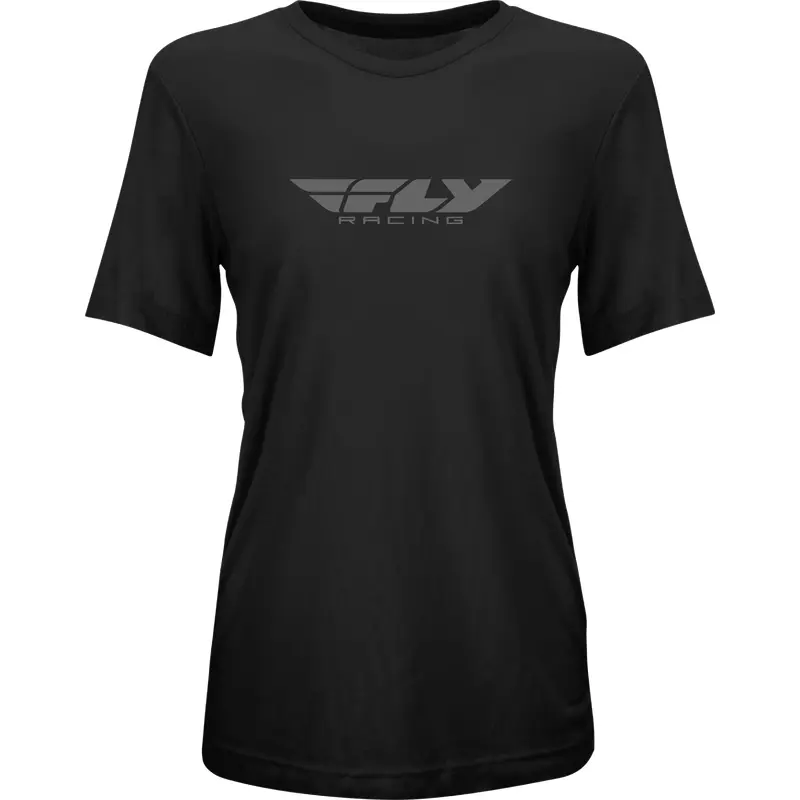 Women's Fly Origin Corp Tee Black/Grey Sm