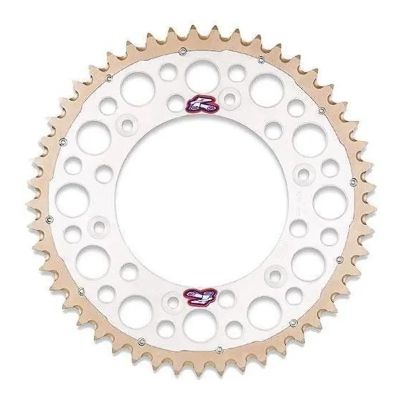 Renthal Sprocket Twinring Silver 52T Bi-Metal Grooved Packaged