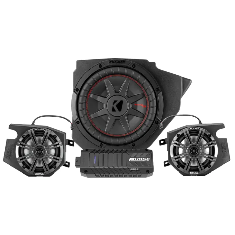 Polaris RZR Kicker 3-Speaker Plug-&-Play System for Ride Command (2014-2023)