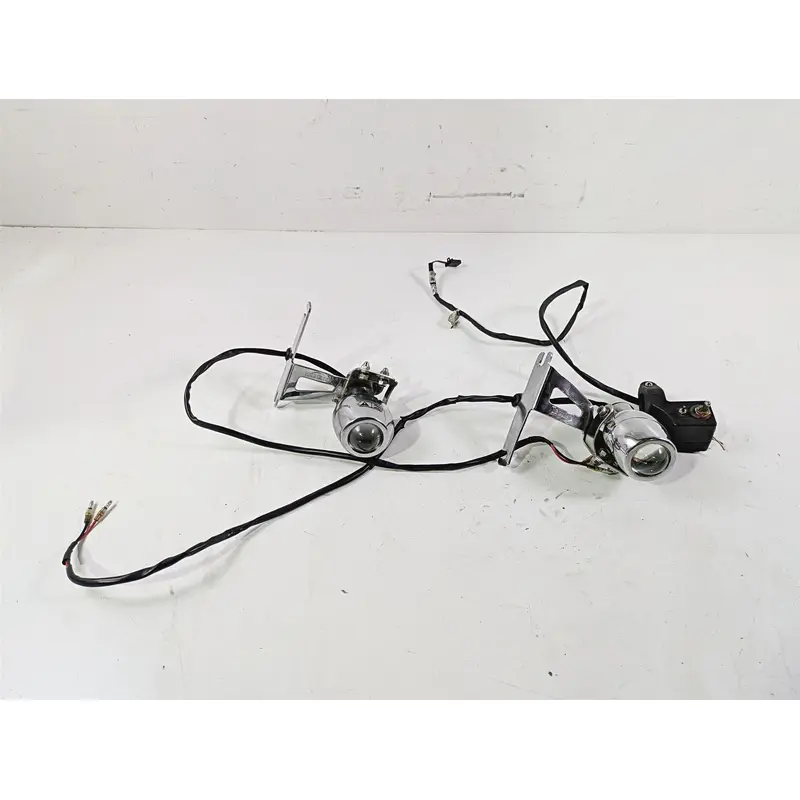 2006 Triumph Rocket 3 Oem Fog Lights Spot Light + Mounts & Switch -Read A9738110
