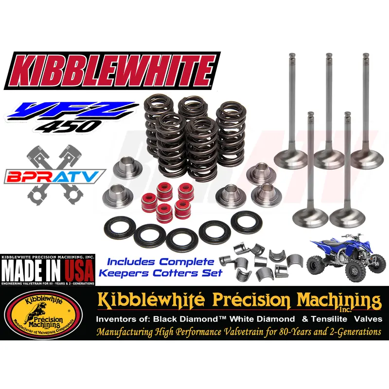 YFZ450 YFZ 450 Kibblewhite +1mm Valves Spring Kit 80-80218H 80-80216H 80-80214H