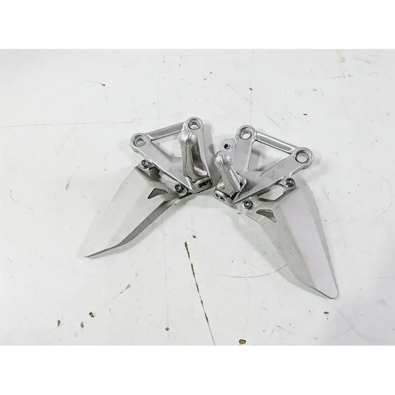 2008 Ducati SBK 1098 S Left Right Rider Footpeg Set 82411231A 82411221A
