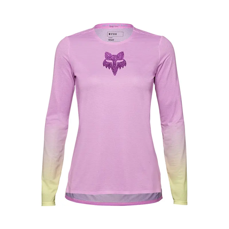 FOX WOMENS FLEXAIR LS JERSEY TS57 [PINK]