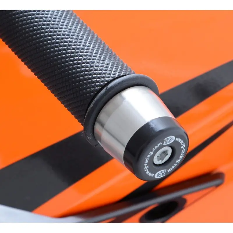 R&G Racing Black Bar End Sliders For 2018-2019 Husqvarna SVARTPILEN 401