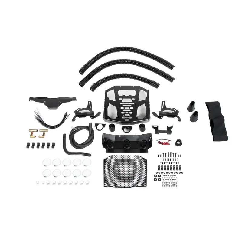 Rival -CF Moto C Force 800XC/1000 Radiator Relocation Kit With Snorkel