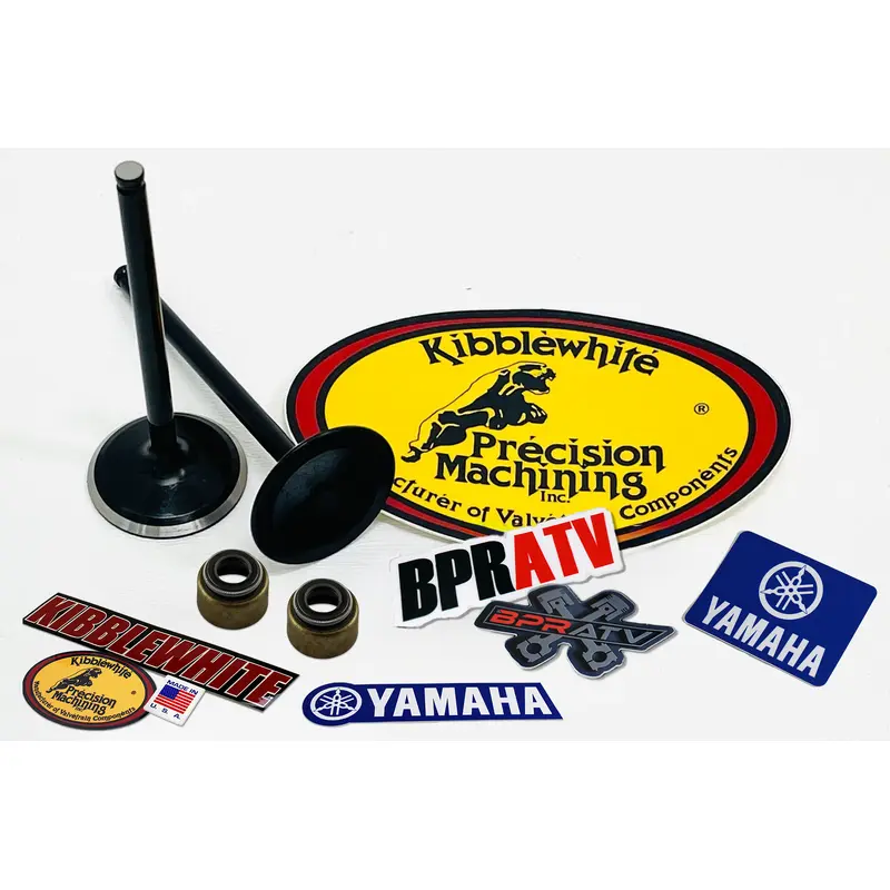 Kibblewhite Black Diamond Intake & Exhaust Valves + Stem Seals Yamaha 350 Quads!