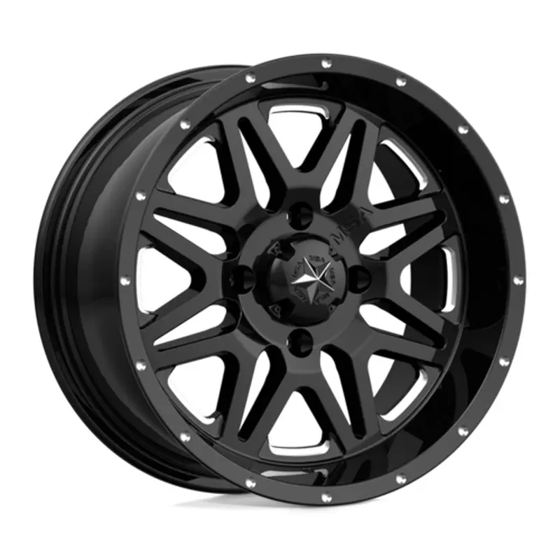 M26 VIBE 14X7 4X156 MILLED G-BLACK 00MM