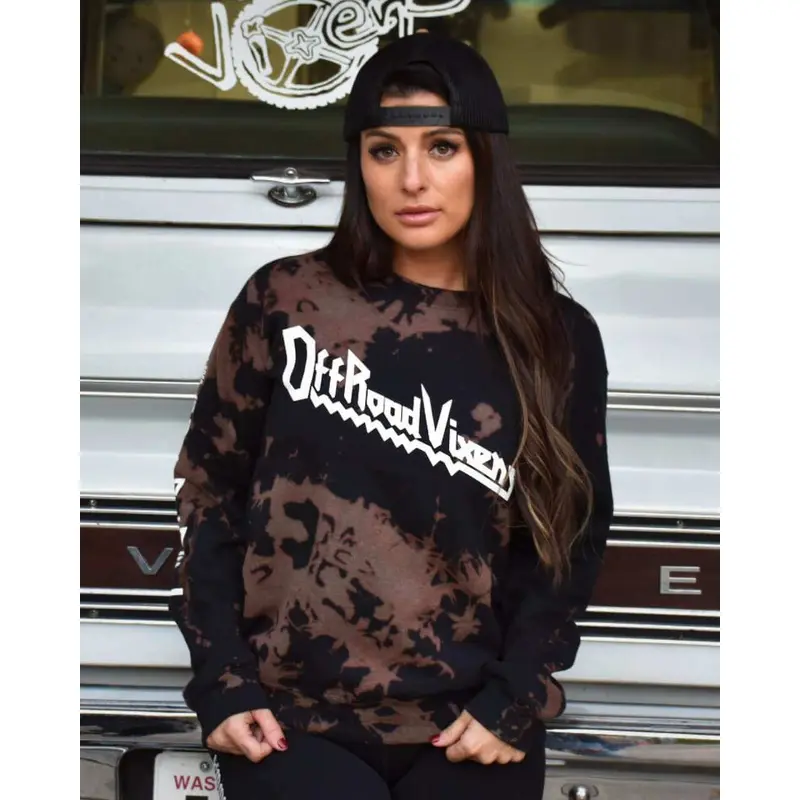 Heavy Metal Crystal Dye Crew Sweatshirt