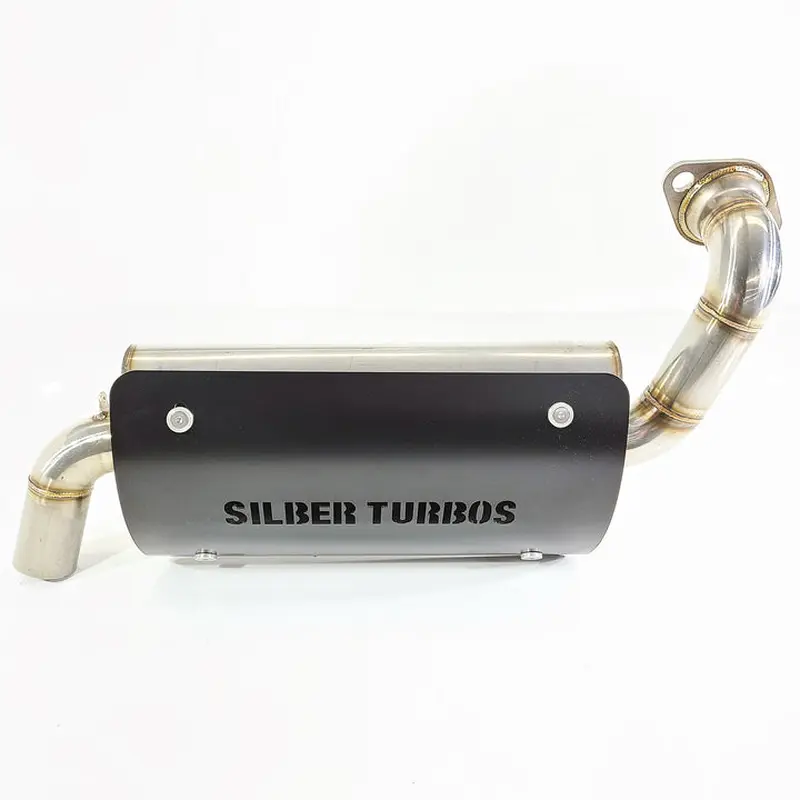 SILBER POLARIS GENERAL 1000 STAINLESS MUFFLER - SINGLE OUTLET