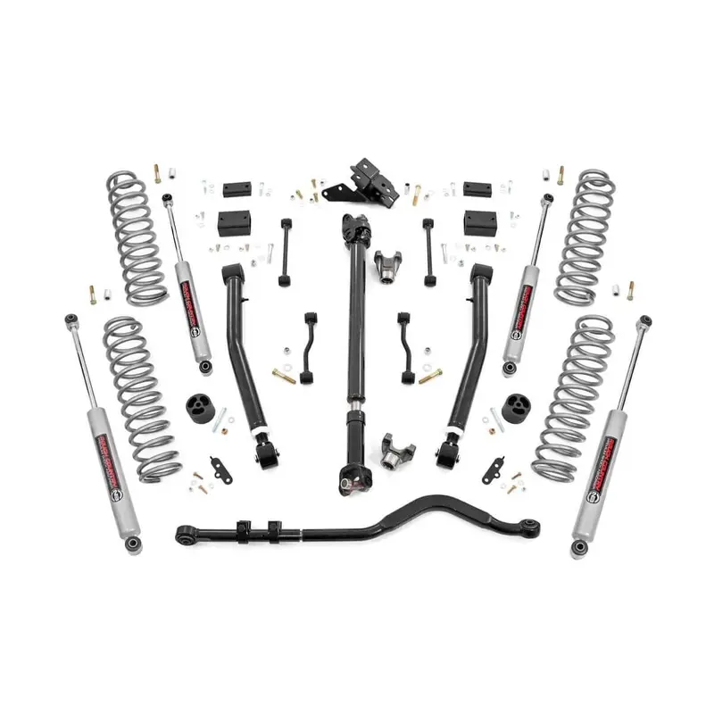 3.5 Inch Lift Kit | Adj Lower | FR D/S | Jeep Wrangler Unlimited 4WD (24-25) | 91630