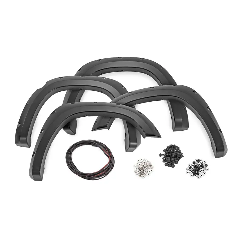 Pocket Fender Flares | PXQ Black Metallic | Ram 1500 2WD/4WD (2019-2024) | F-D10914A-PXQ