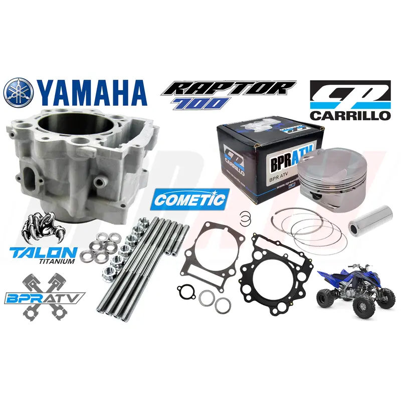 Yamaha Raptor 700 815cc 770cc 108mm Big Bore Cylinder CP Piston Kit Top End Kit