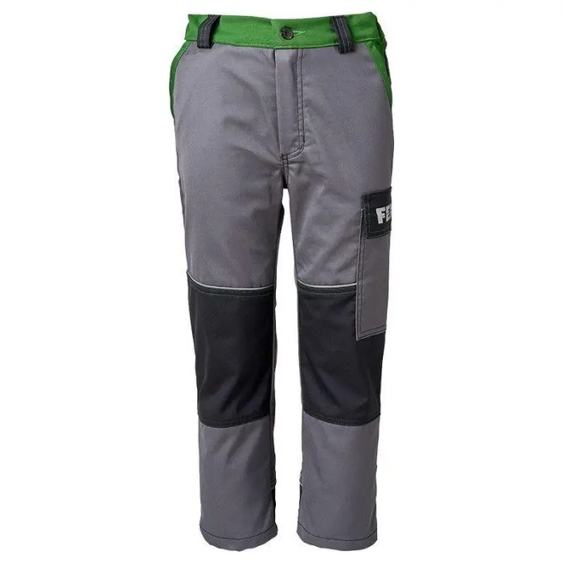 Fendt Kids' Work Trousers  X991018130 | Durable, Reflective & Reinforced Knees