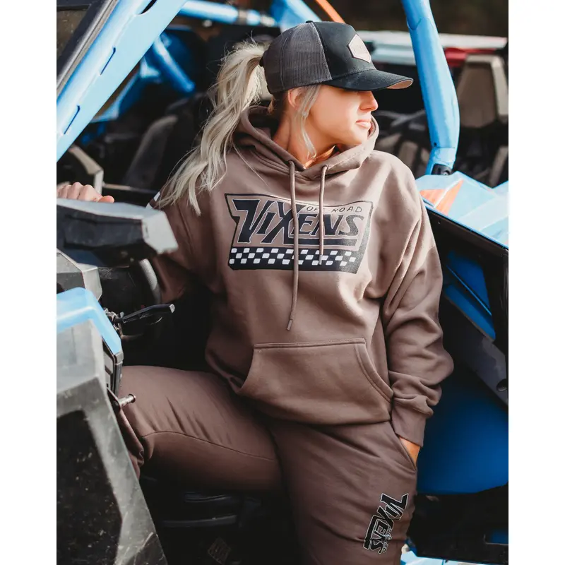Off the Wall Heavy Weight Hoodie - Brown