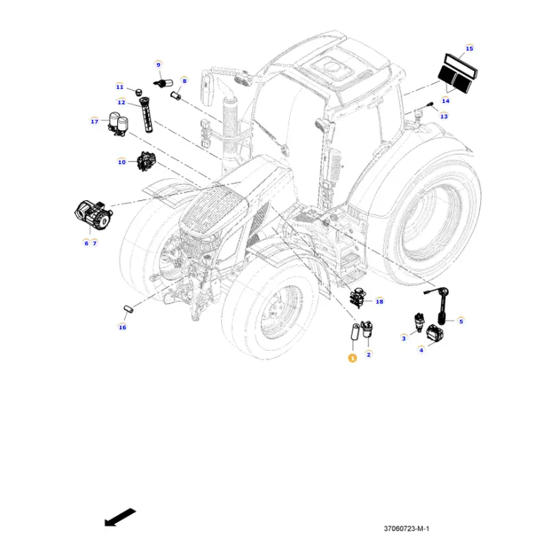 AGCO | Engine Oil Filter Cartridge | AG-Acx2824270