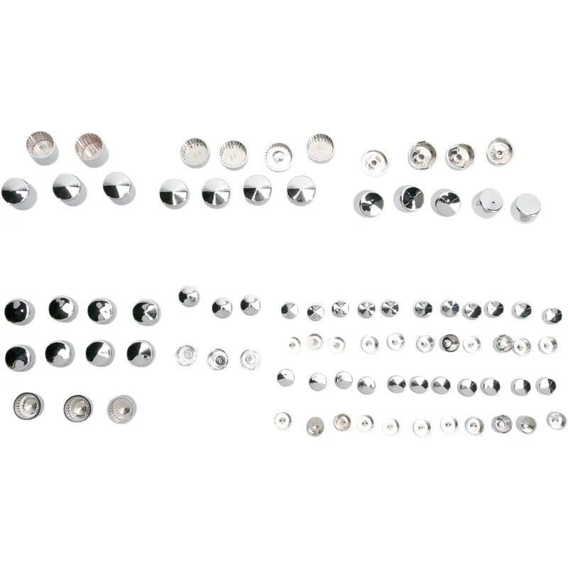 DRAG SPECIALTIES Bolt Covers - Chrome 352004