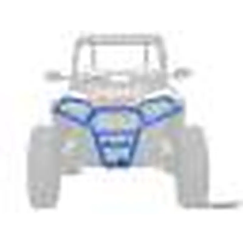 SuperATV Heavy Duty Front Bumper for Polaris RZR 900 / S 900 (2015+) - Blue