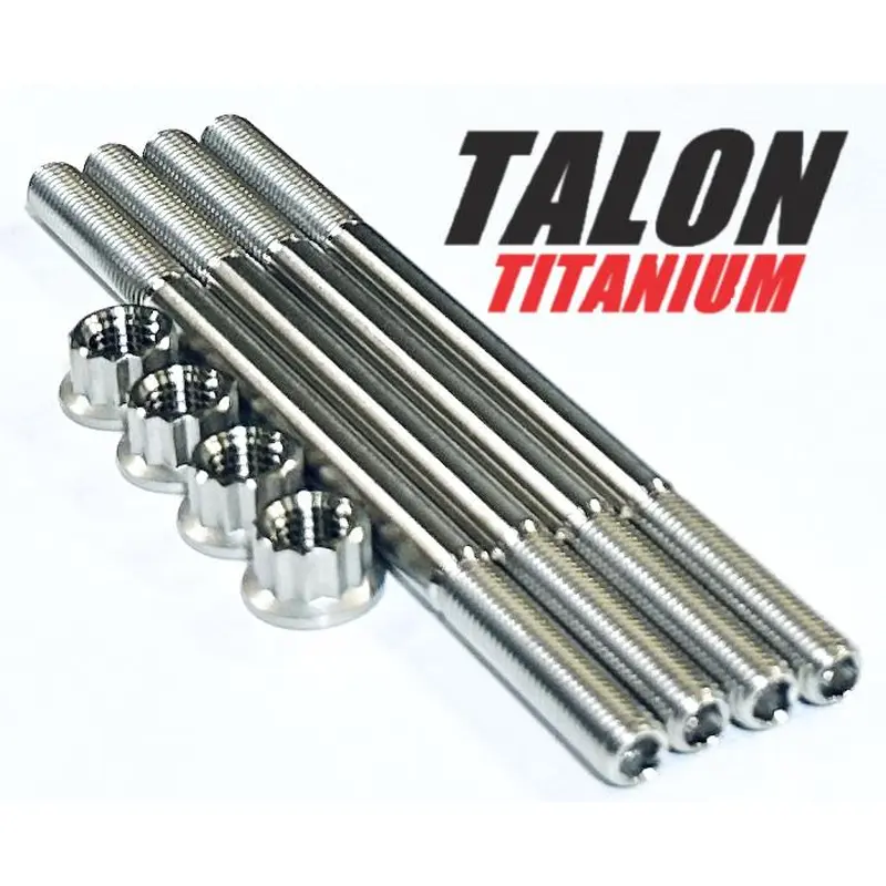 Kodiak Grizzly 400 450 TITANIUM Cylinder Bolt Head Studs Ti Stud Nut Upgrade Kit