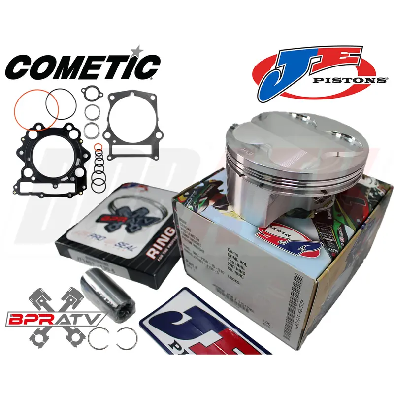 Raptor Rhino Grizzly 660 102mm 686cc Big Bore 12:1 JE Piston Cometic Gasket Kit