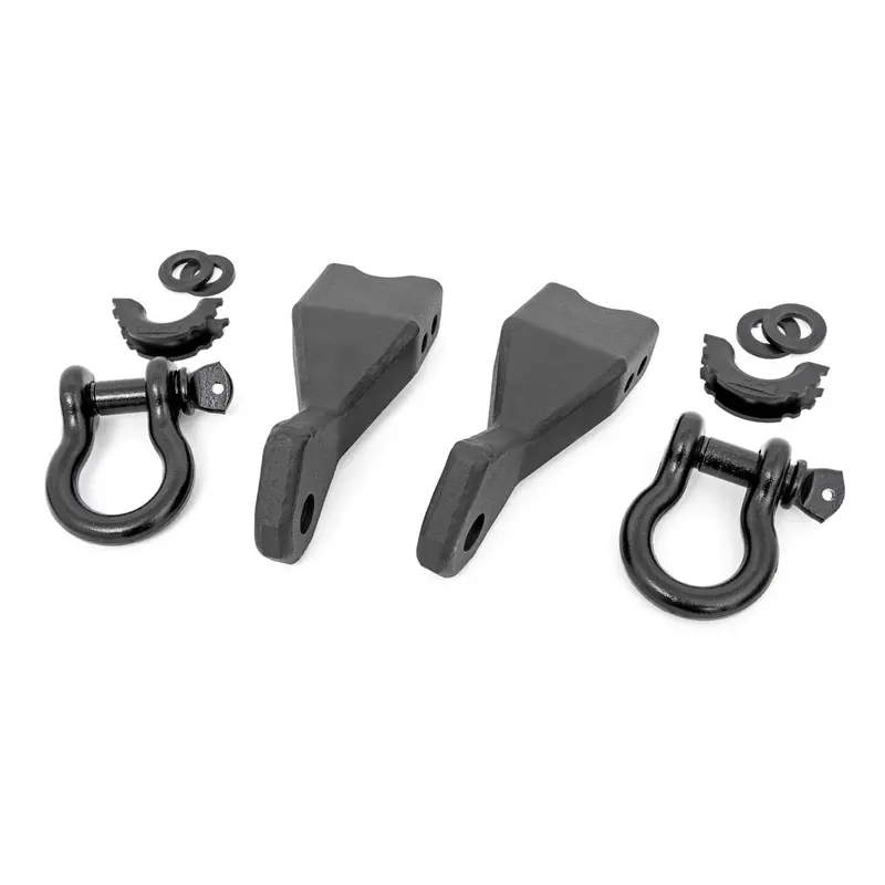 Tow Hook Brackets | D-Ring Combo | Chevy Silverado 1500 2WD/4WD (2019-2025 & Classic) | RS155