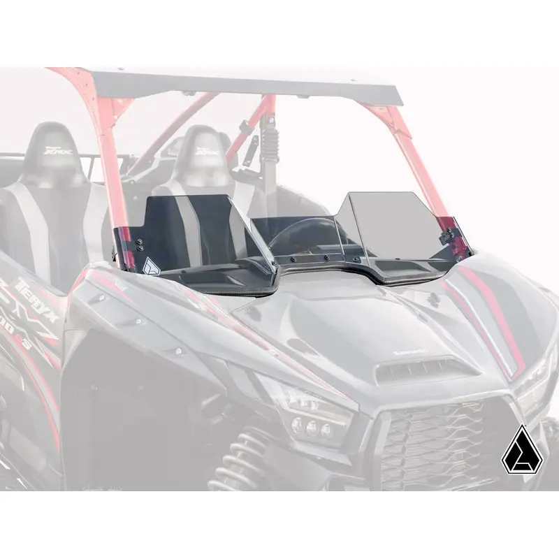 ASSAULT INDUSTRIES KAWASAKI TERYX KRX 1000 HALF WINDSHIELD