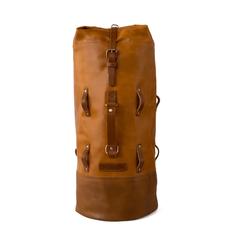 Tripmachine LEATHER MILITARY DUFFEL