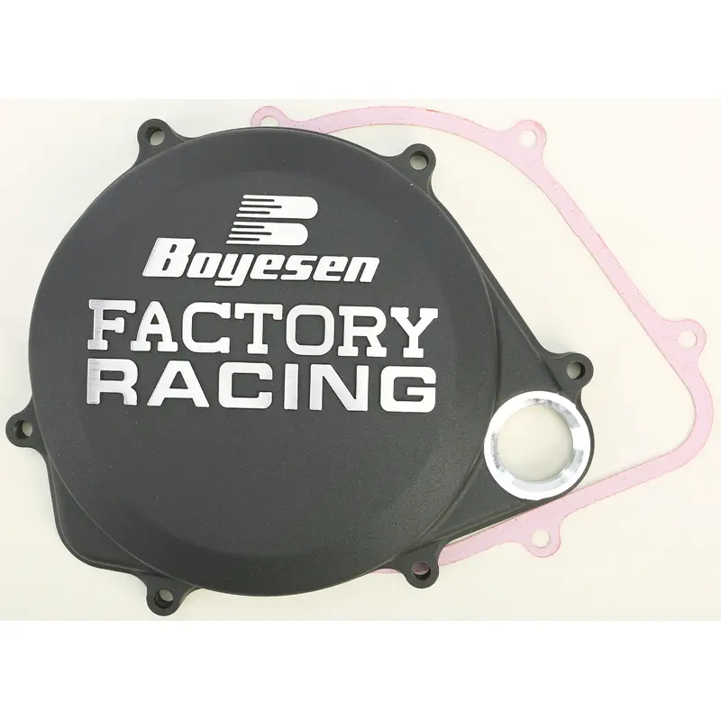 BOYESEN FACTORY RACING CLUTCH COVER BLACK CC-06CB
