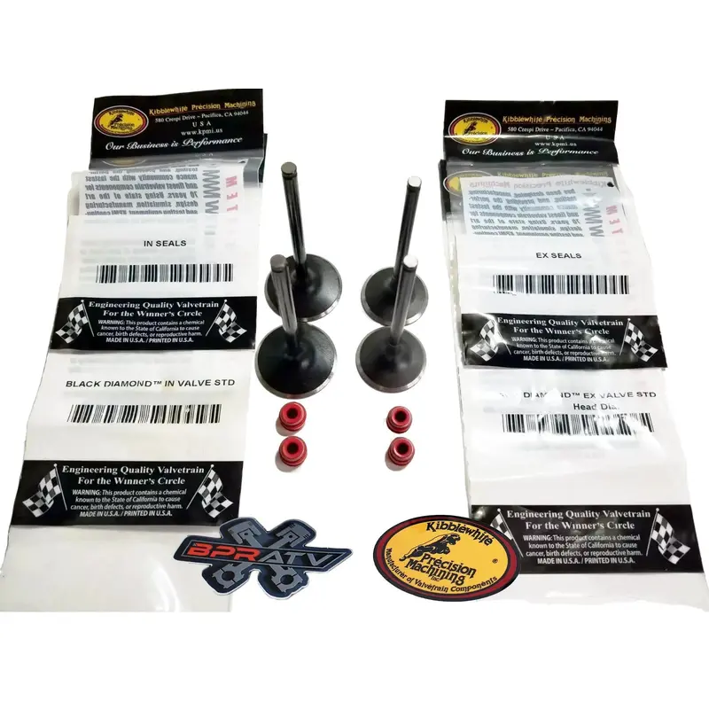 10-13 Yamaha YZ450F Black Diamond Intake Exhaust Valves RED VITON Seals Kit USA!