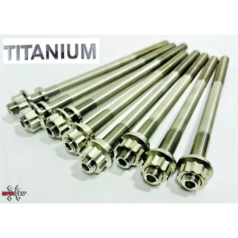 Wildcat 1000 X X-4 Head Studs Titanium Heavy Duty Ti Alloy Cylinder Stud Kit