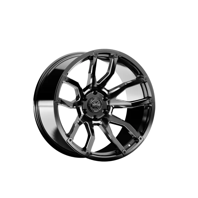 Torque Impact | Gloss Black w/Milled Accents | 20x9 | 6x135 | -12mm | TW403C-20903633-12