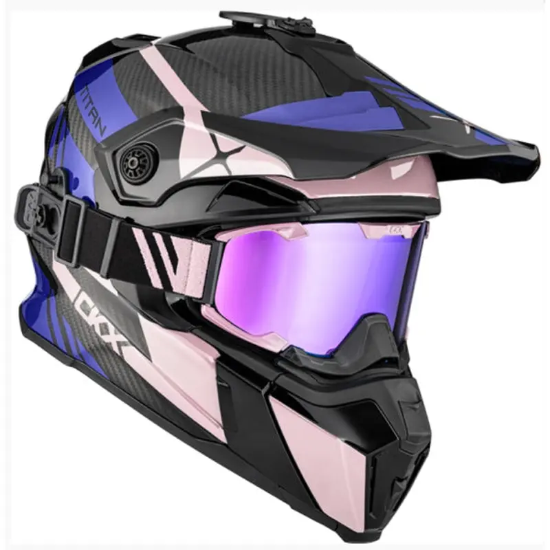 Casque Titan Carbone Trak - Lunette 210 Incluse