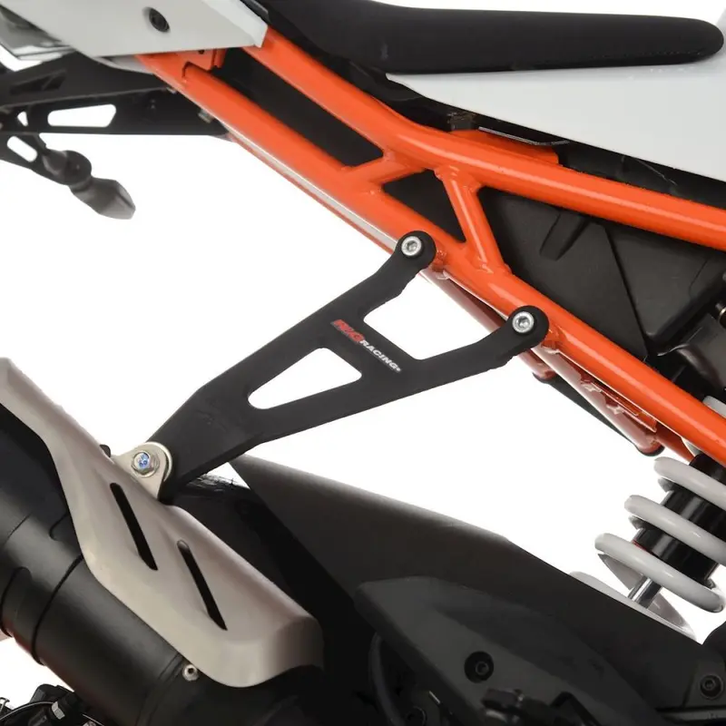 R&G Racing Black Exhaust Hanger Kit For 2022-2023 KTM 390 RC