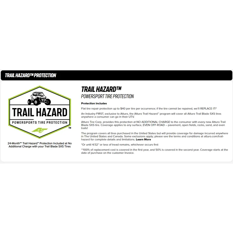 Atturo Trail Blade X/T SxS Tire - 30X10R15 73N
