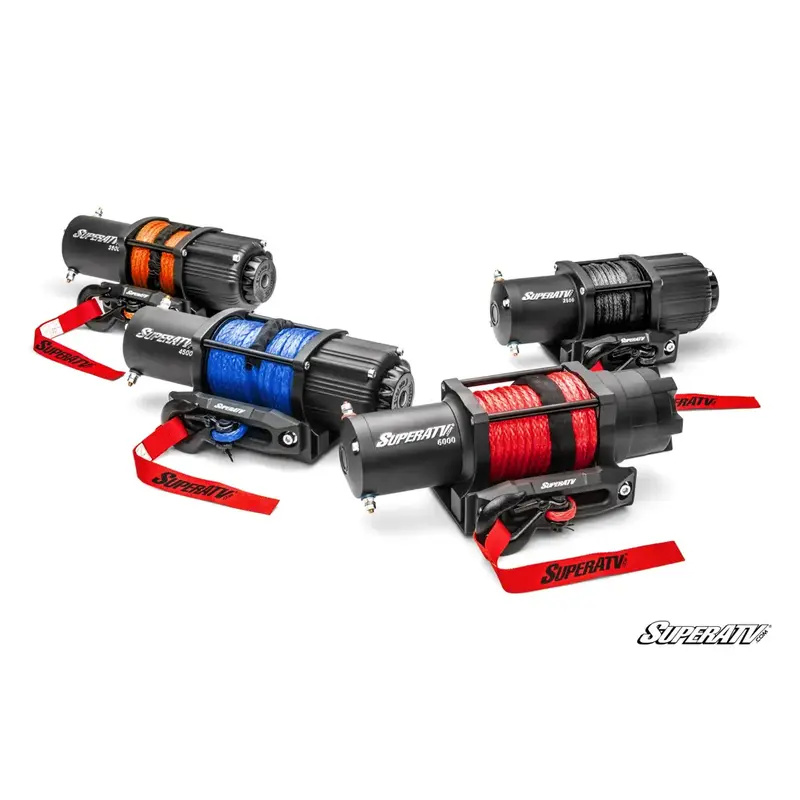 SYNTHETIC WINCH ROPE REPLACEMENT - RED 4500LBS.
