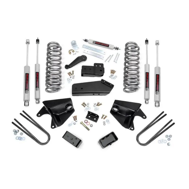 4 Inch Lift Kit | Quad Front Shocks | Rear Blocks | Ford F-150 4WD (80-96) | 46533