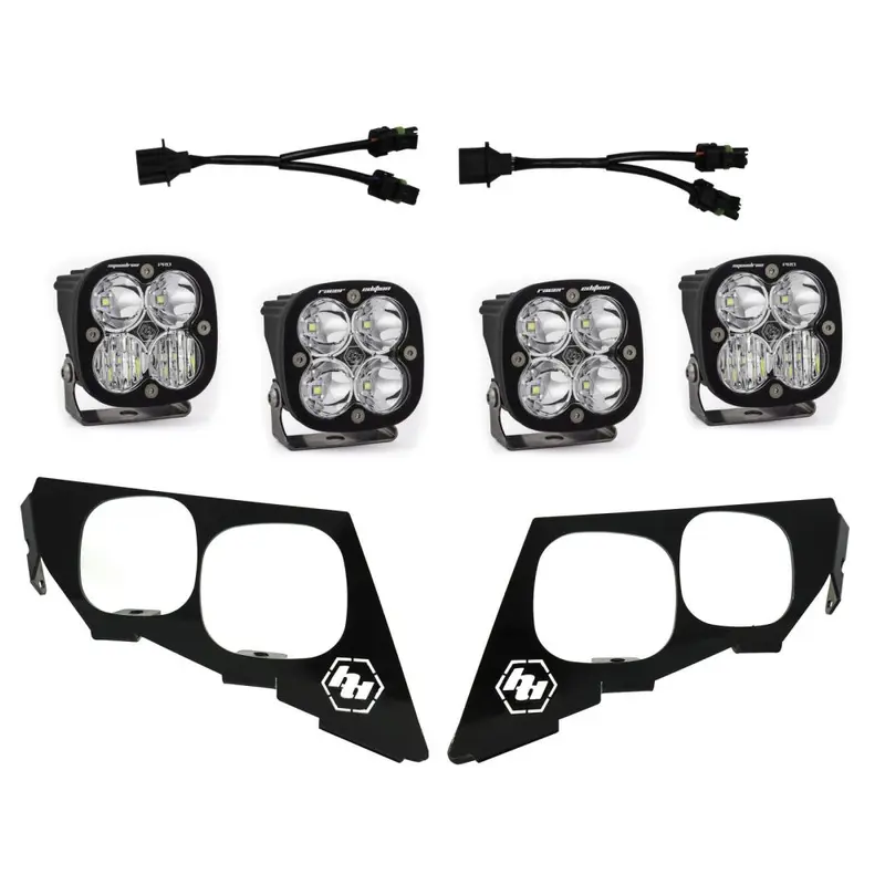 Baja Designs Headlight Kit Squadron Pro / Racer Series Multi Pattern Clear Lens 447096
