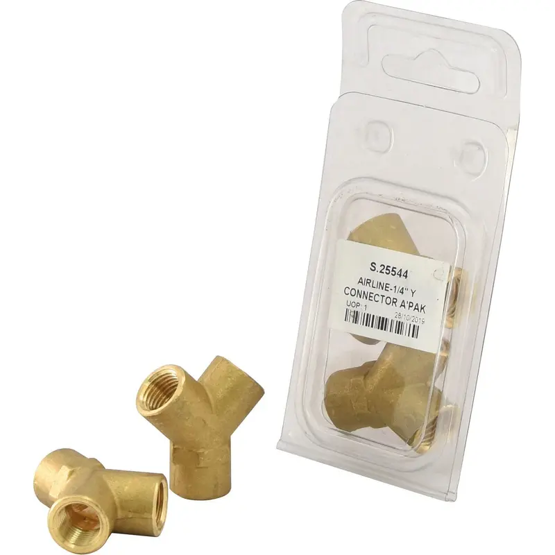 Y Piece Connector Female Thread 1/4'' BSP (Agripak 2 pcs.) | Sparex Part No.S.25544