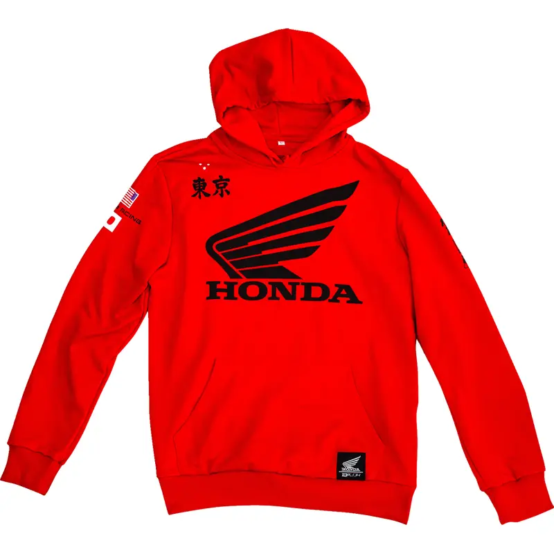 D'COR VISUALS Honda Factory Sweatshirt - Red - XL 85-208-4