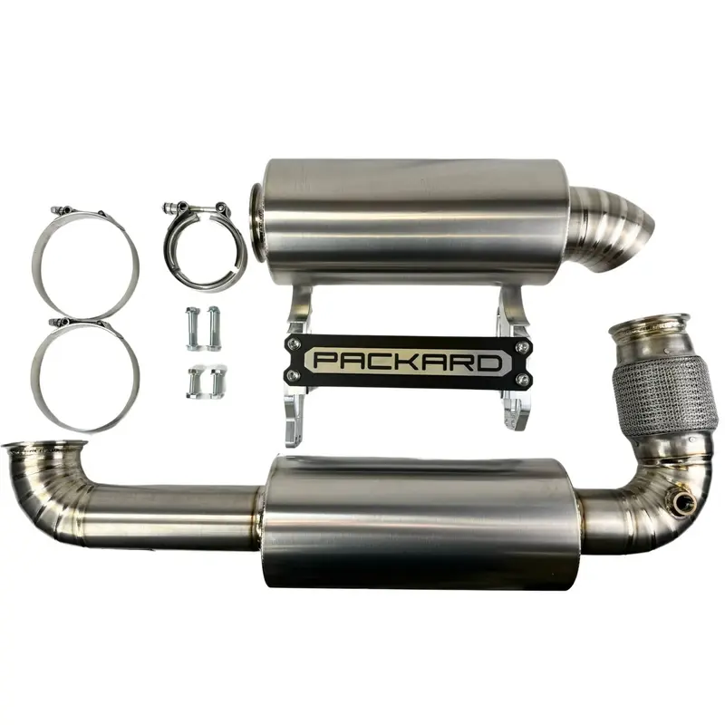 Packard Performance 3" Titanium Turbo Back Exhaust (Dual Muffler) for Can-Am X3