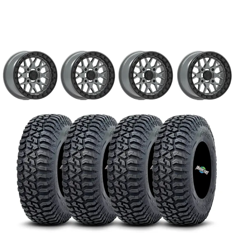 Valor Offroad V07 SATIN GRAPHITE beadlock on Obor Tricera