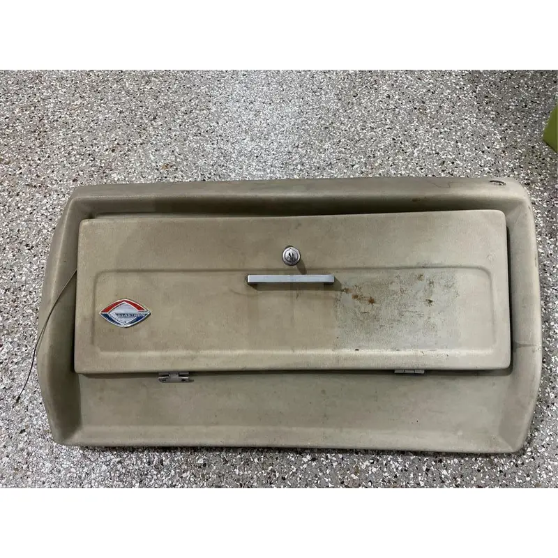 Vintage Glove Box and Door w/ Key V-187 Glastron Swinger Boat Marine