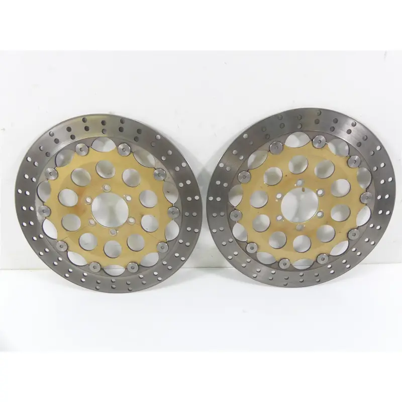 2001 Moto Guzzi California Sp 1100  Front Brake Rotor Disc Set GU37613305