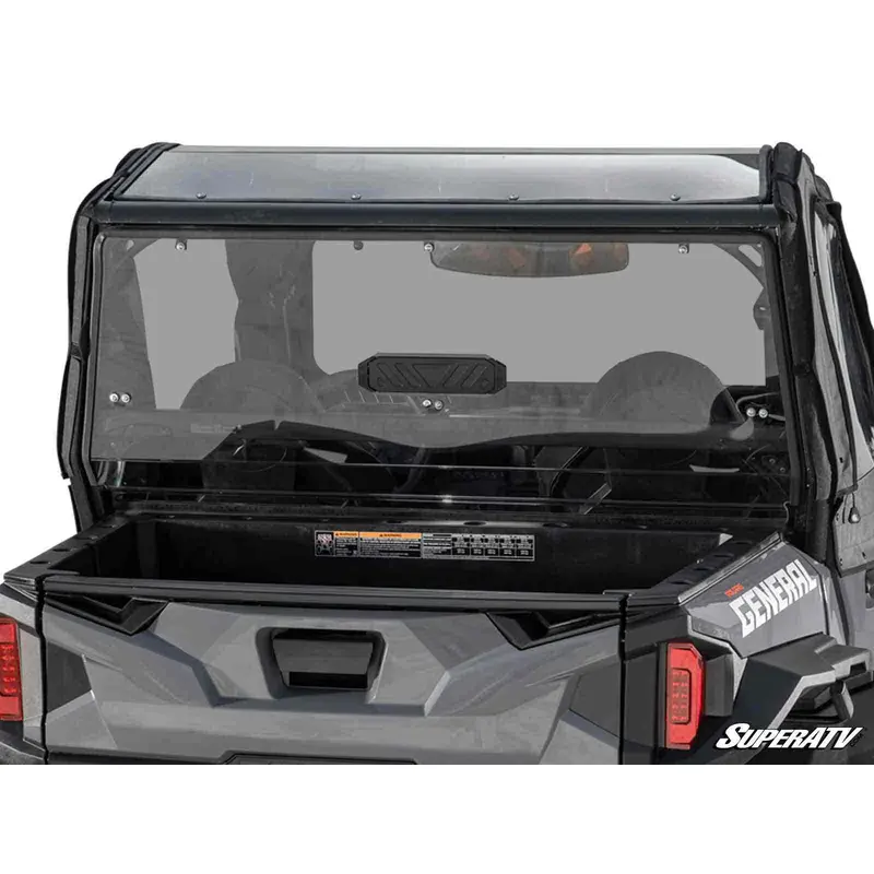 SuperATV Polaris General 1000 Rear Vented Windshield