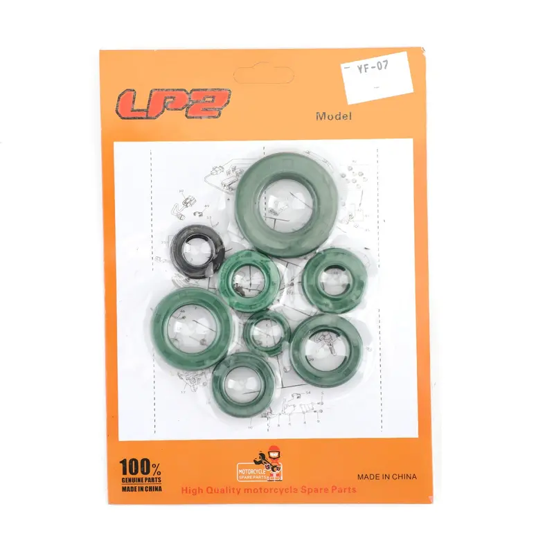 8pcs Honda 86-02 CR80R Expert 03-07 CR85R Expert Engine Oil Seal Kit
